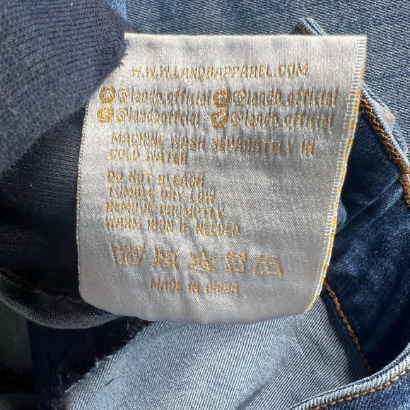 Home Folk Distressed Women's Mid Wash Blue Flare Jeans - Picture 15 of 16